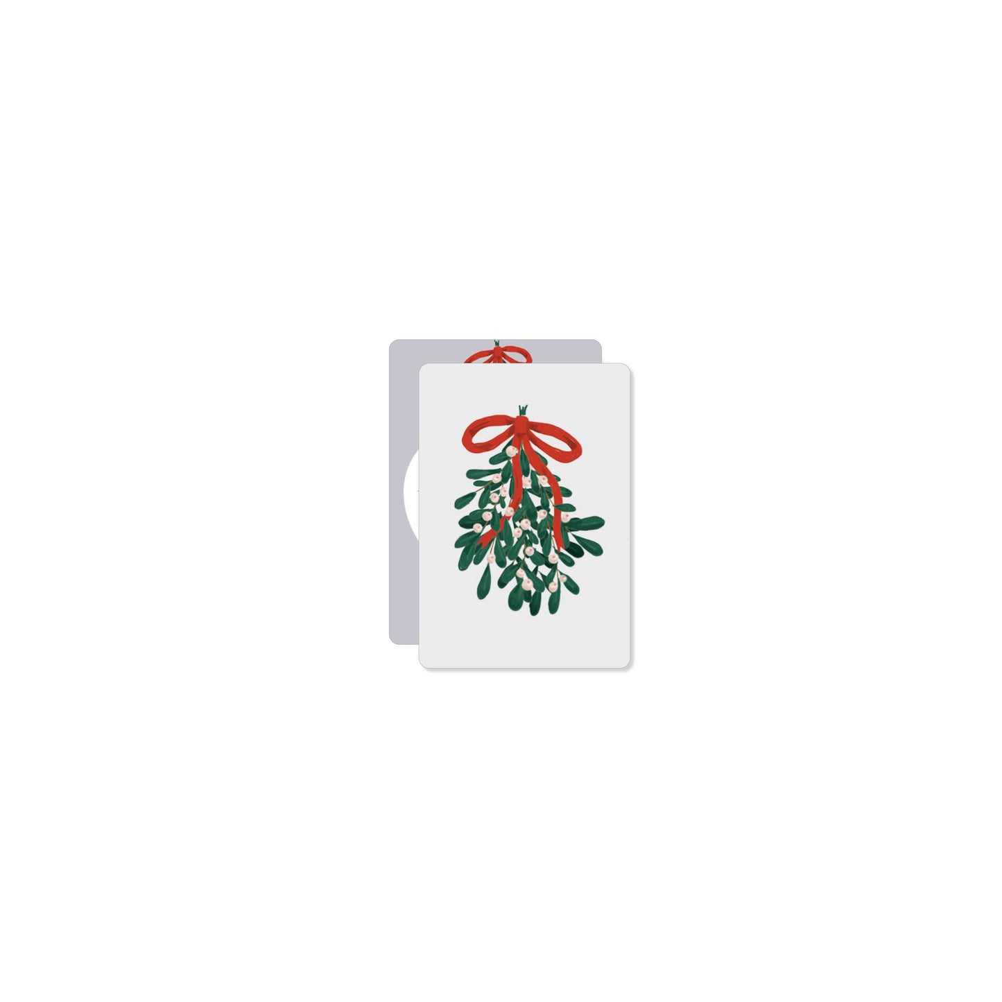 Mistletoe | Mini Christmas Postcard.