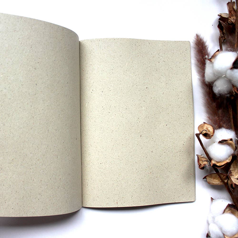 *Grass Paper* A5 Wild Bee Softcover Notebook / Sketchbook