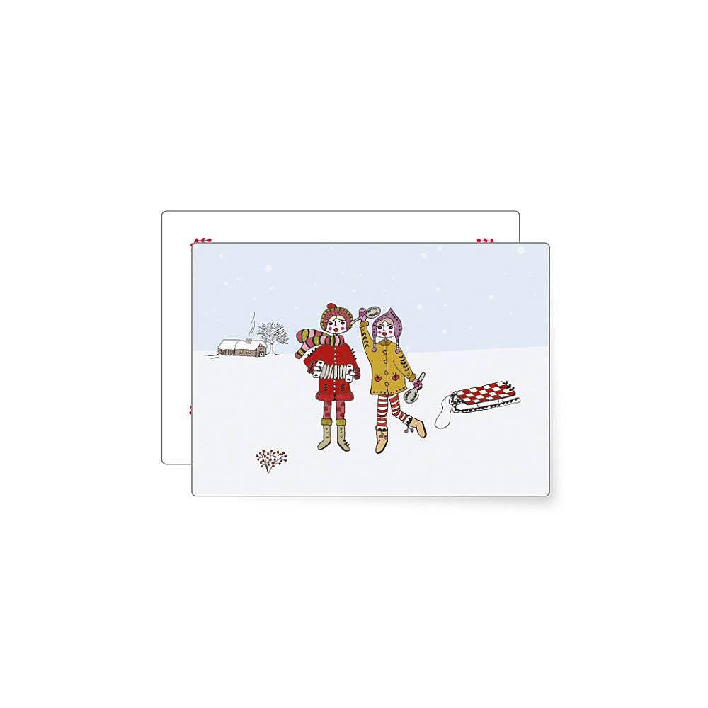 XMAS KIDS | Mini Christmas Postcard.