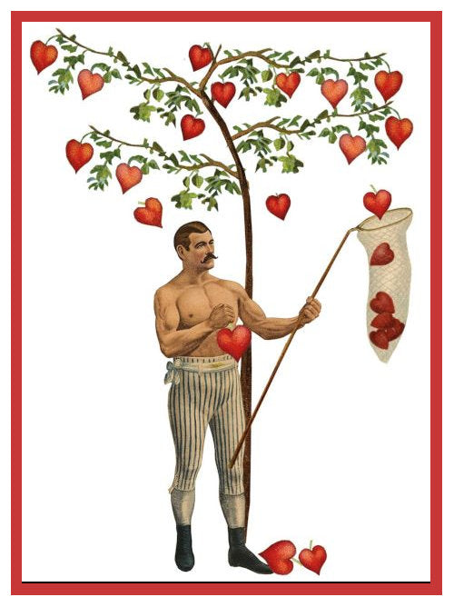 Harvesting Hearts. Designer Postcard.