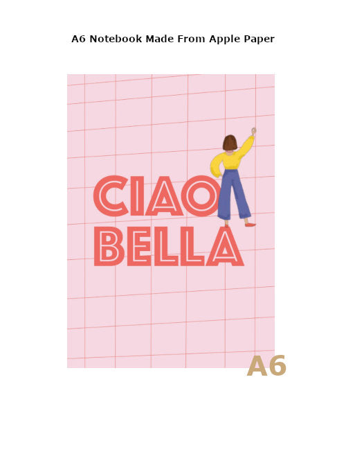 *Apple Paper* A6 Ciao Bella Softcover Dot Grid Notebook