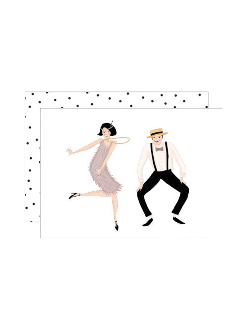 Dance Like Nobody’s Watching. Greetings Card.