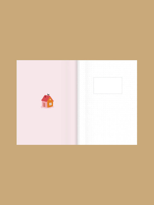 Yellow Diamonds. A5 48-page Softcover Notebook